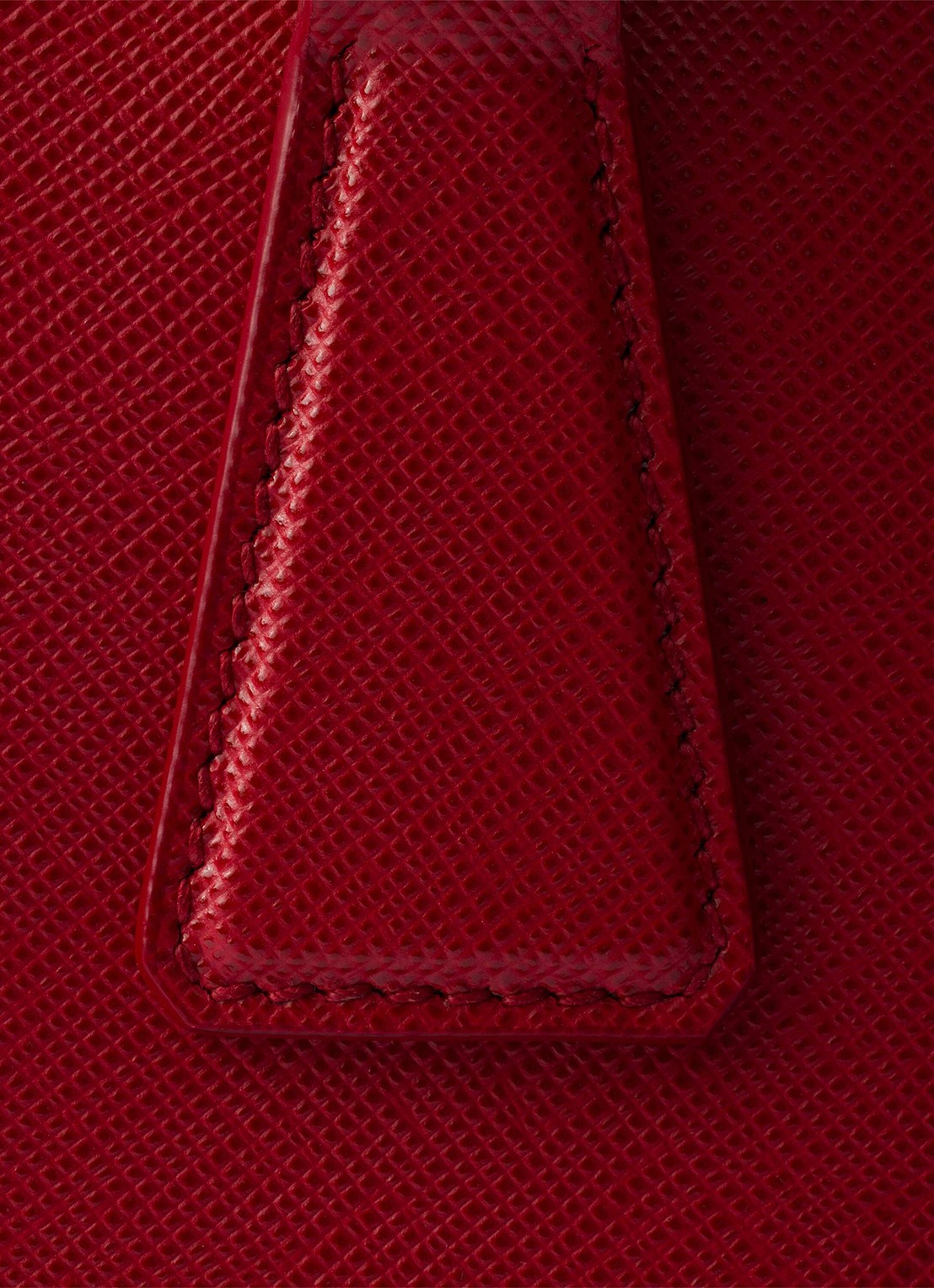 Prada Galleria Small handtas van kalfsleer - detail 3 rood