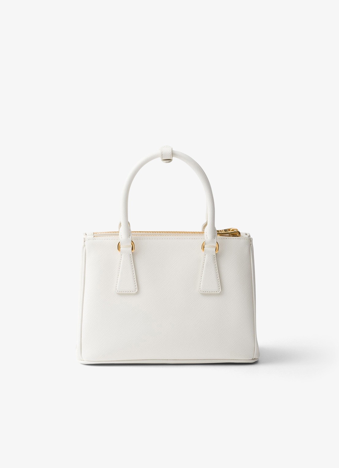 Prada Galleria Small handtas van kalfsleer - achterkant 7 wit