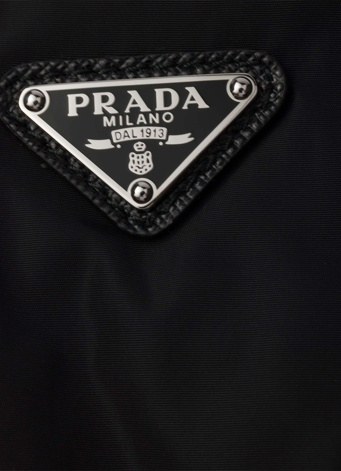 Prada Gewatteerde handschoenen met logo - detail 2 zwart