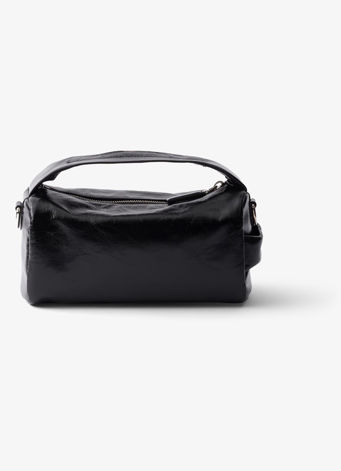 Prada Handtas van kalfsleer - achterkant zwart