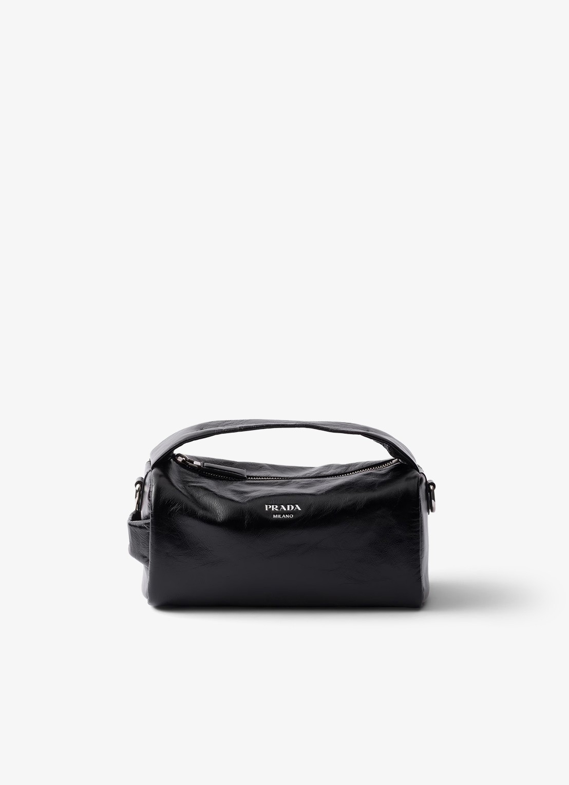 Prada Handtas van kalfsleer - voorkant 5 zwart