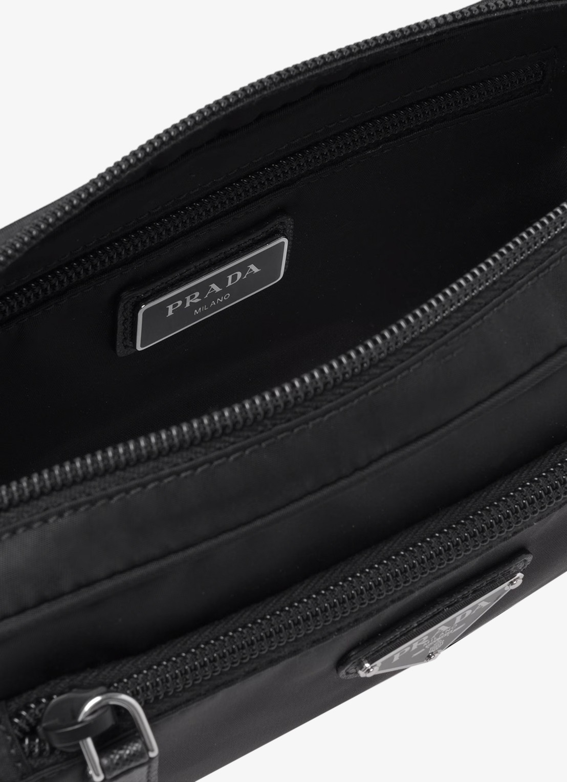 Prada Heuptas met leren details - detail 5 zwart