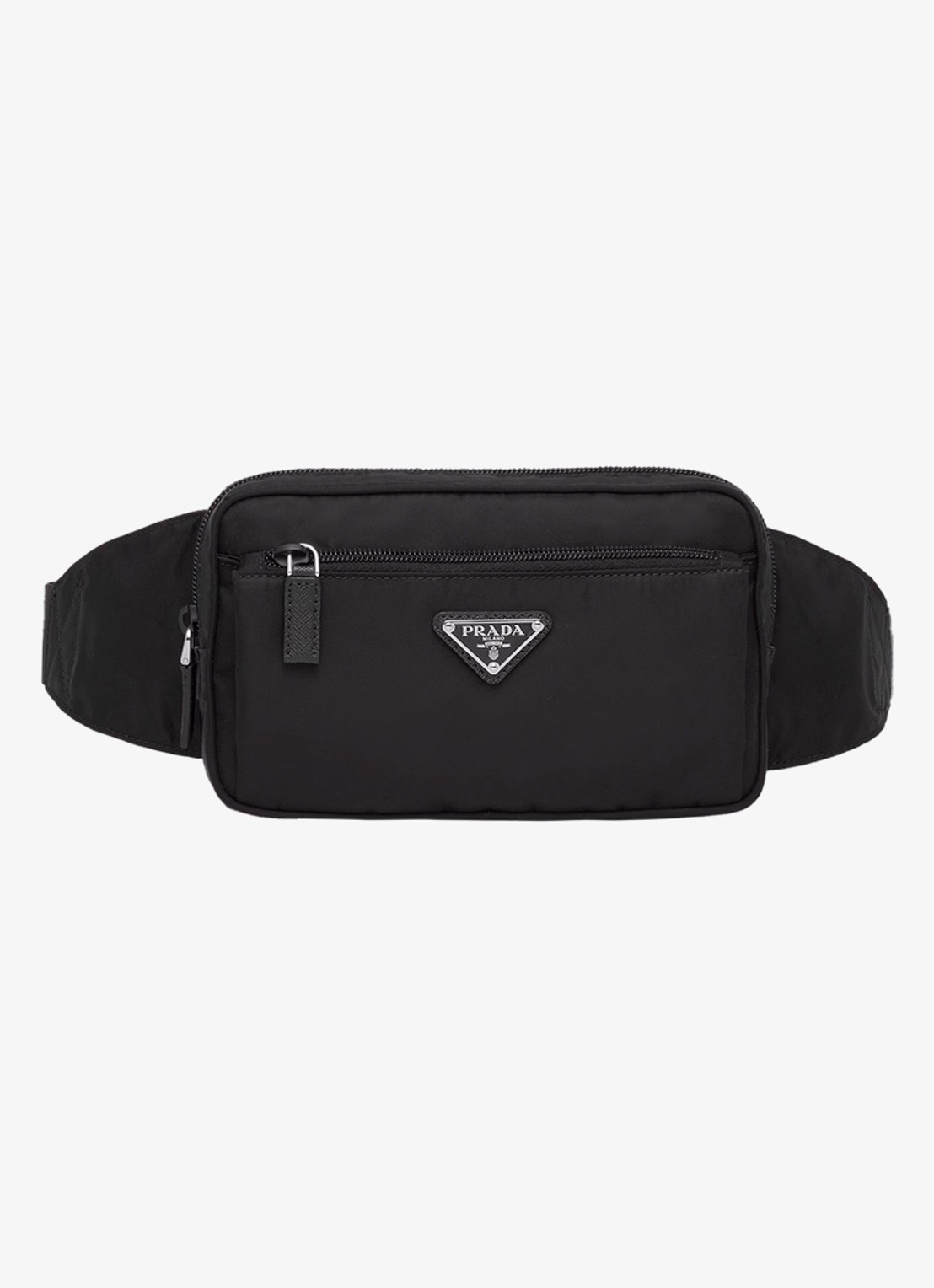 Prada Heuptas met leren details - voorkant 2 zwart
