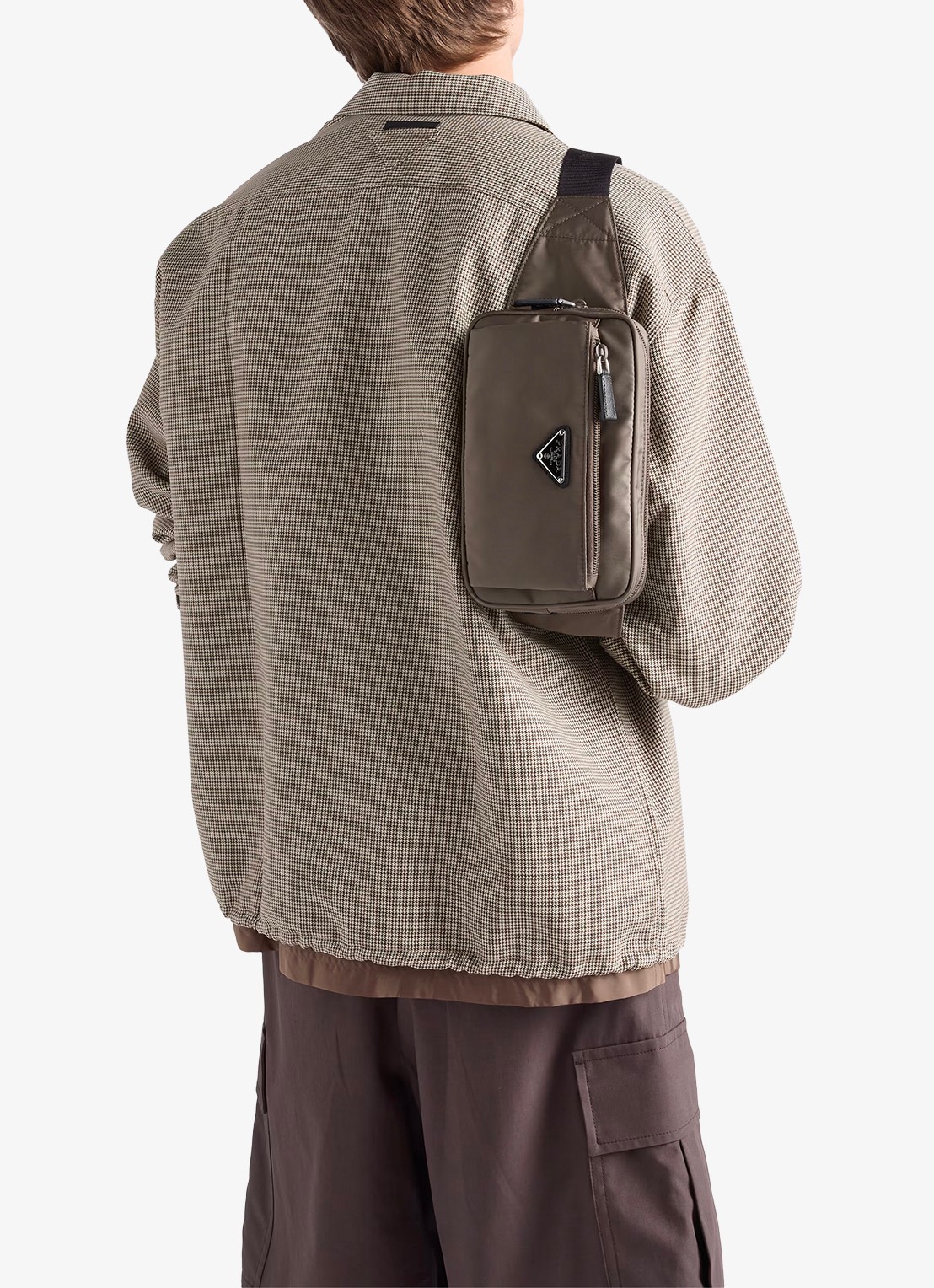 Prada Heuptas met leren details - voorkant 7 grijs