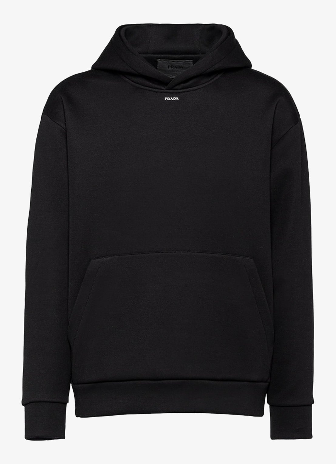 Prada Hoodie met logo - voorkant 4 zwart