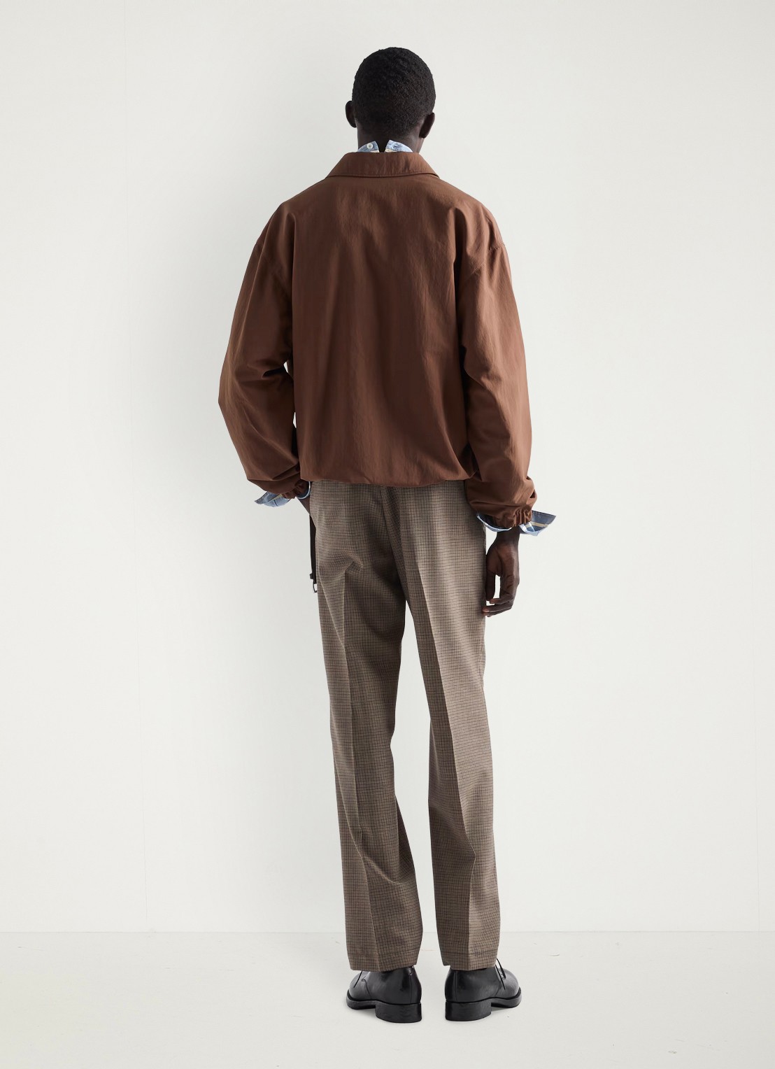 Prada Jack met logo en borstzak - achterkant 3 bruin