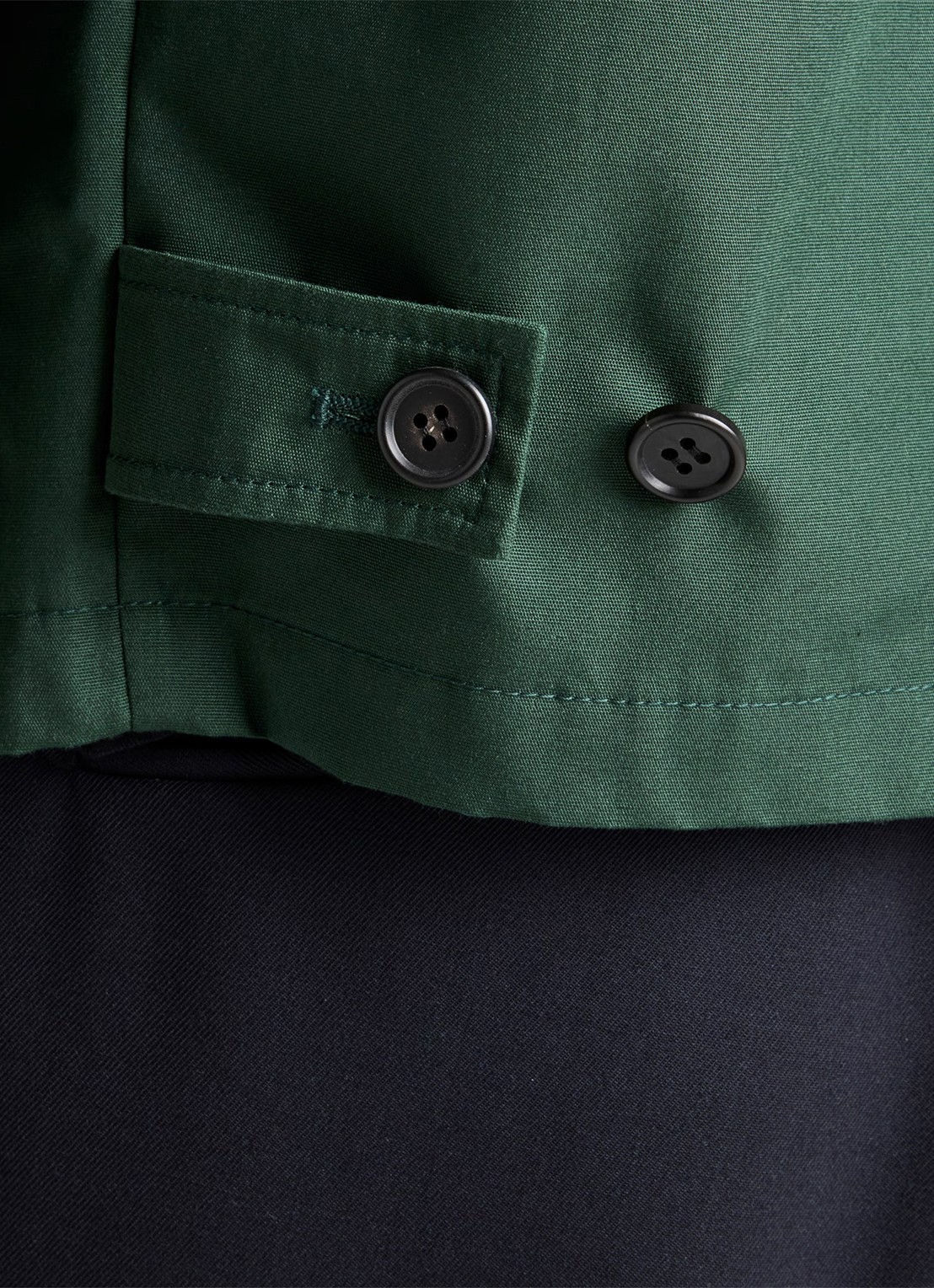 Prada Jack met logo en steekzakken - detail 5 donkergroen