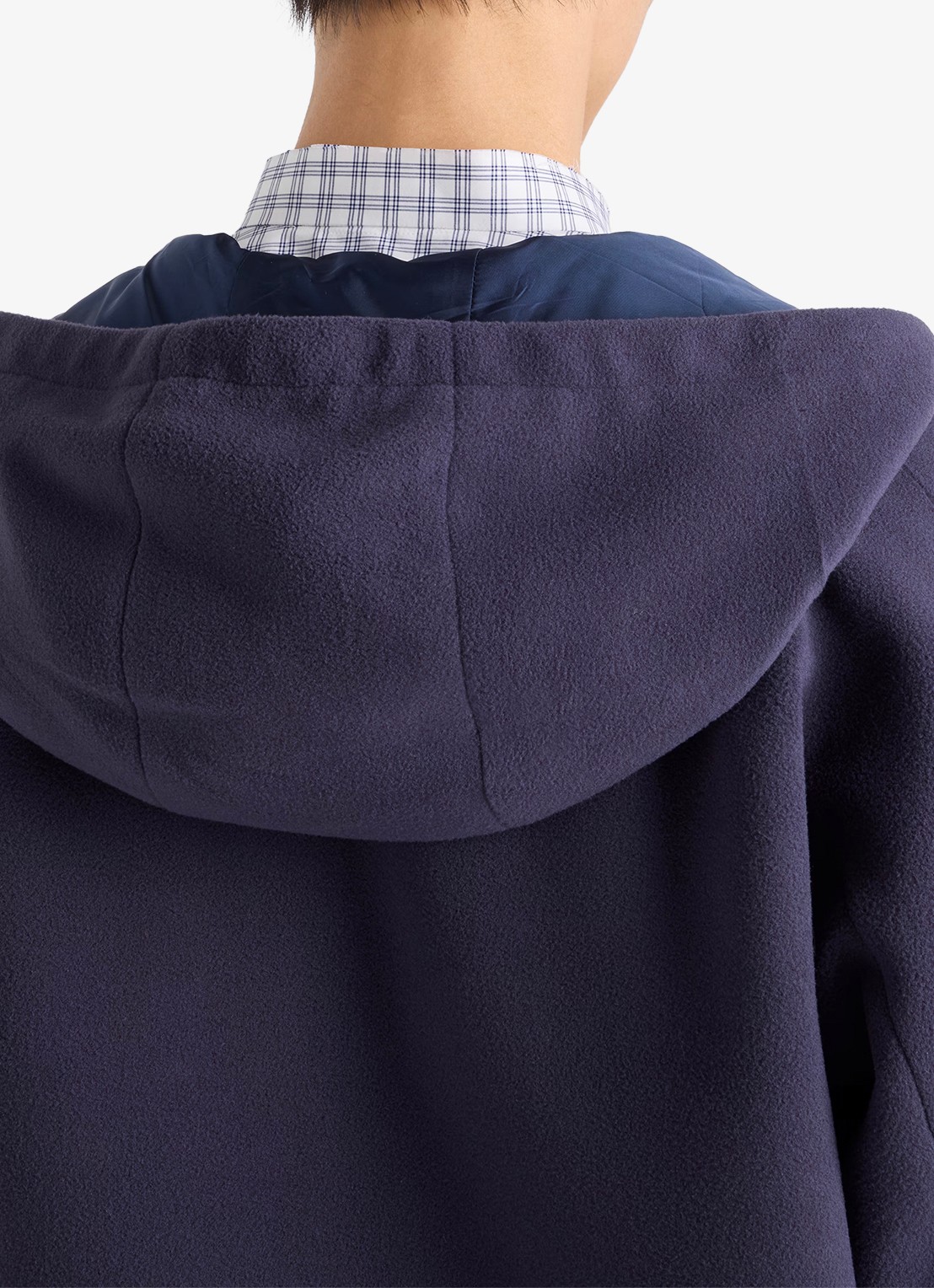 Prada Jack met steekzakken en capuchon - detail 4 donkerblauw