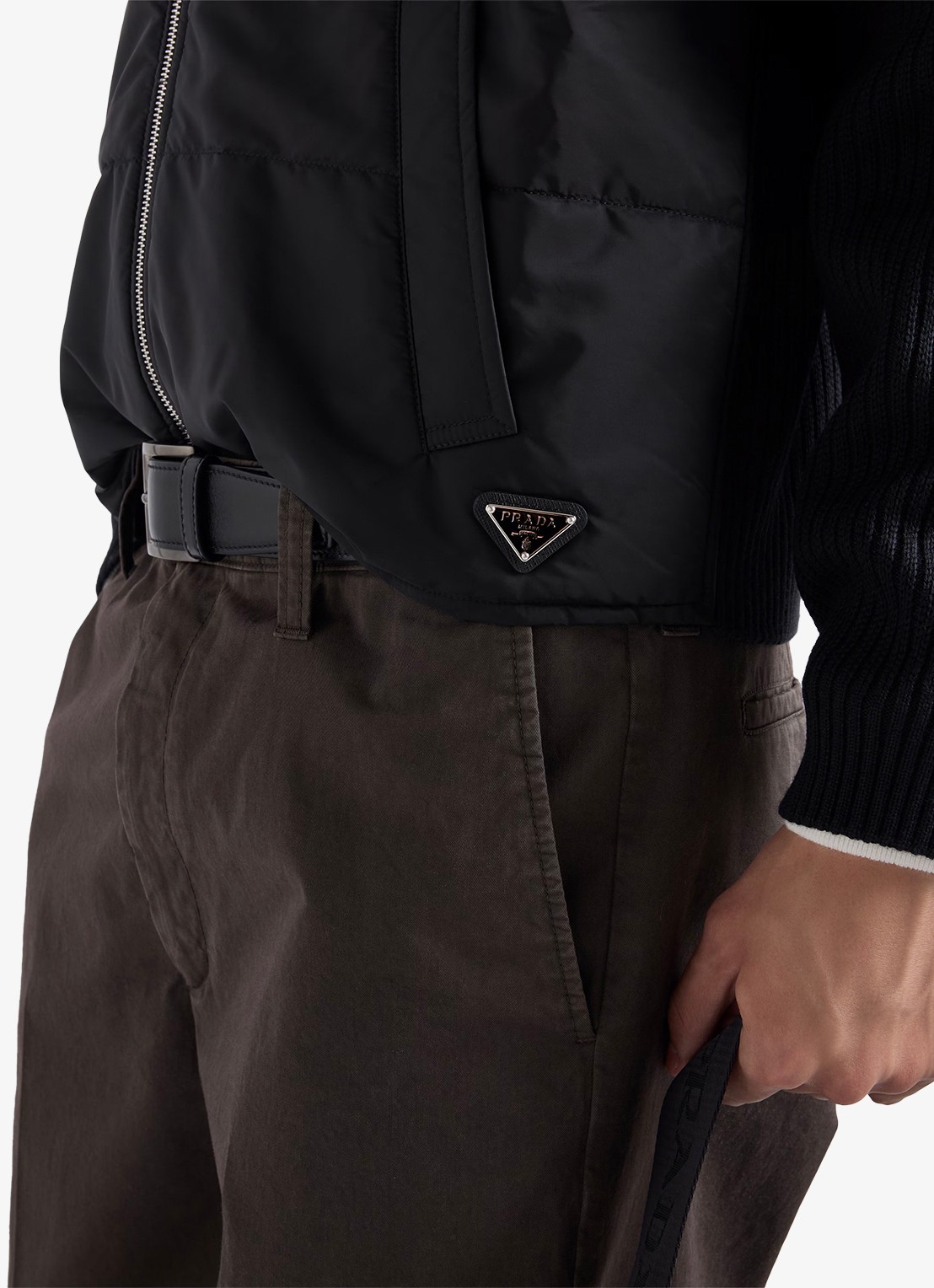 Prada Jack van scheerwol - detail 6 zwart