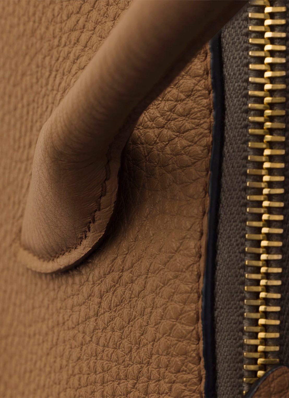 Prada Large schoudertas van kalfsleer - detail 5 bruin