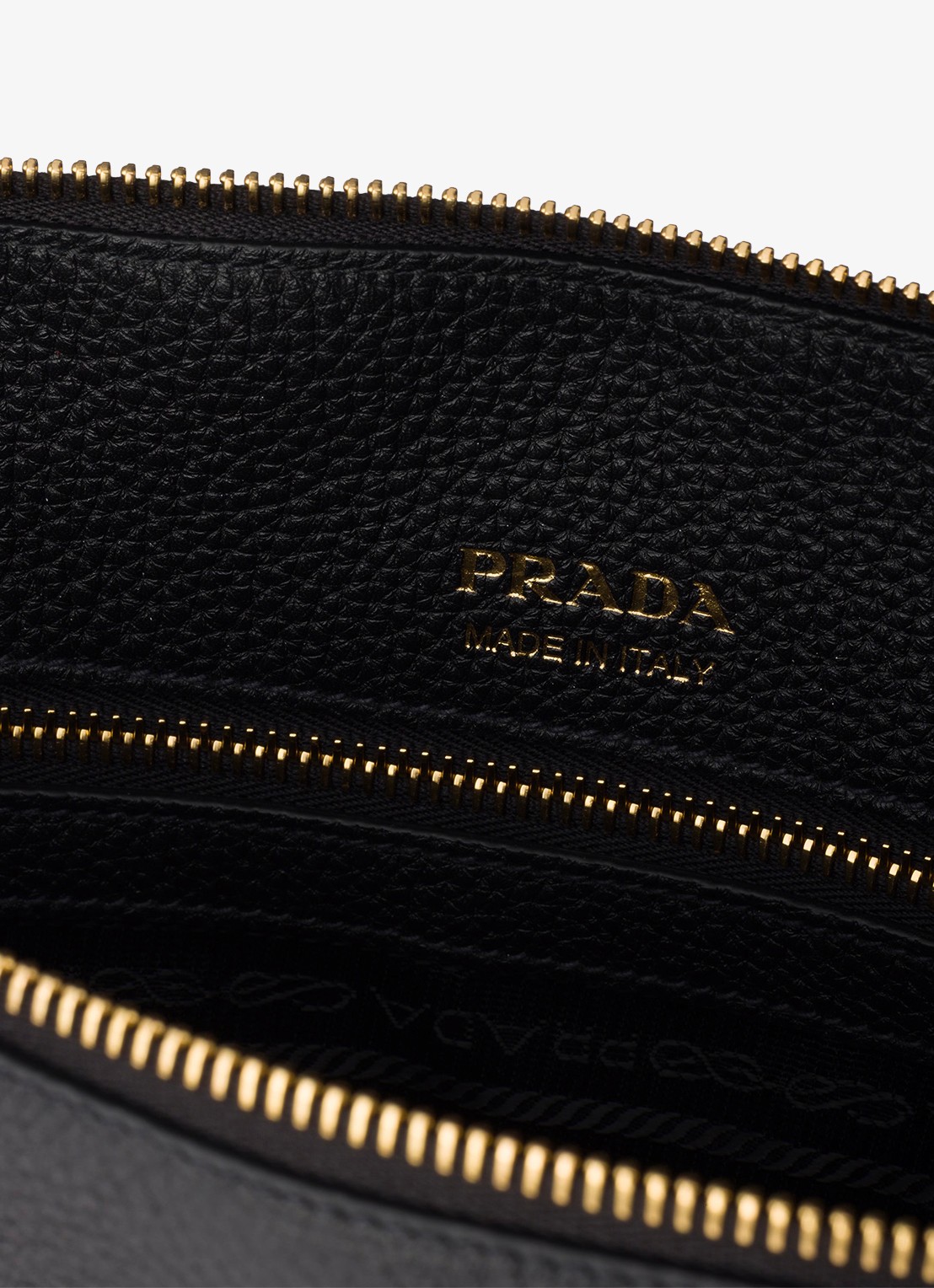 Prada Large schoudertas van kalfsleer - detail 6 zwart