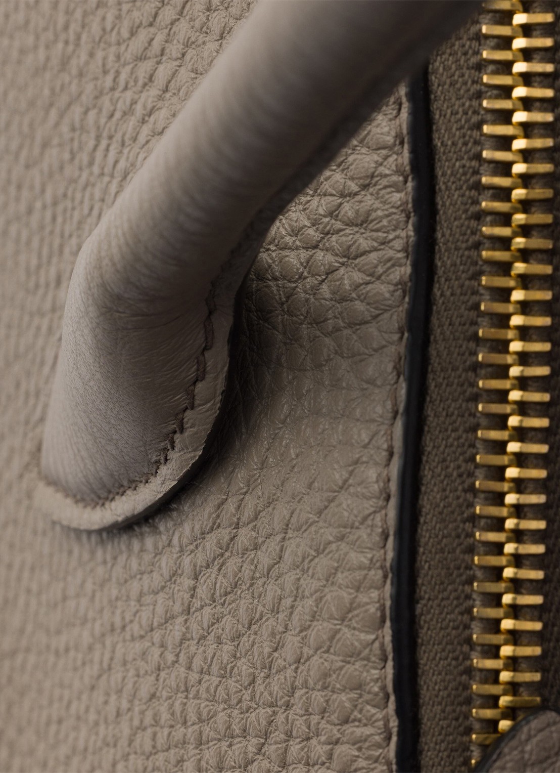 Prada Large schoudertas van kalfsleer - detail 5 grijs