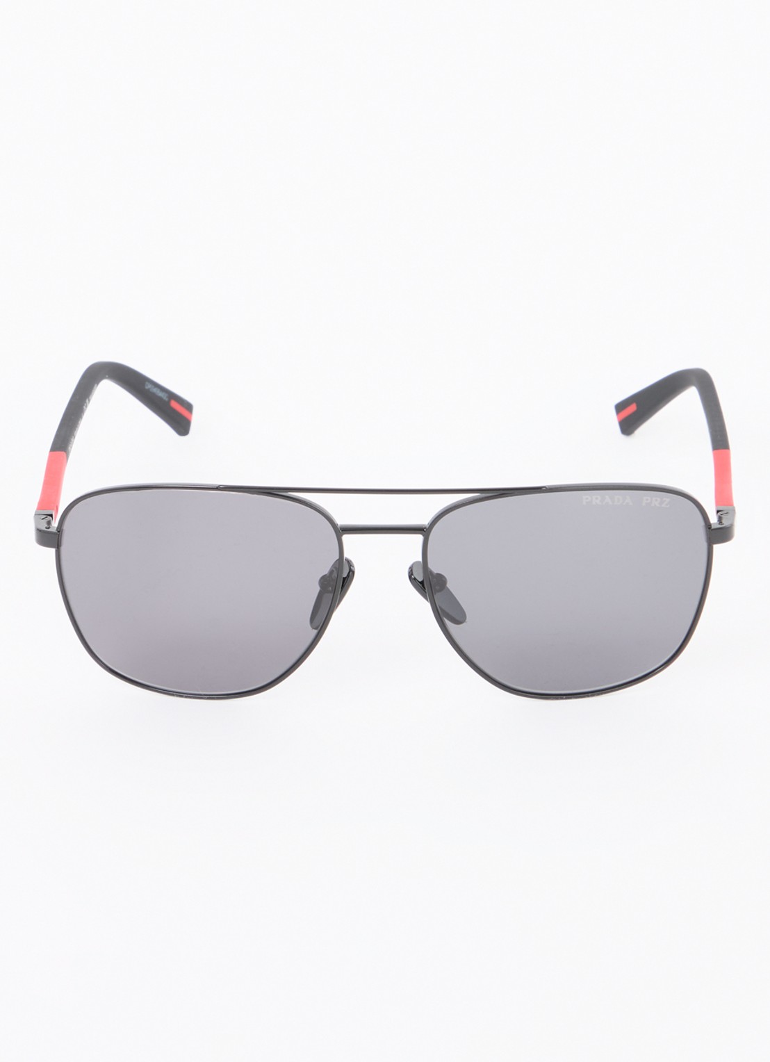Prada Linea Rossa Piloten zonnebril gepolariseerd PS54ZS - detail zwart