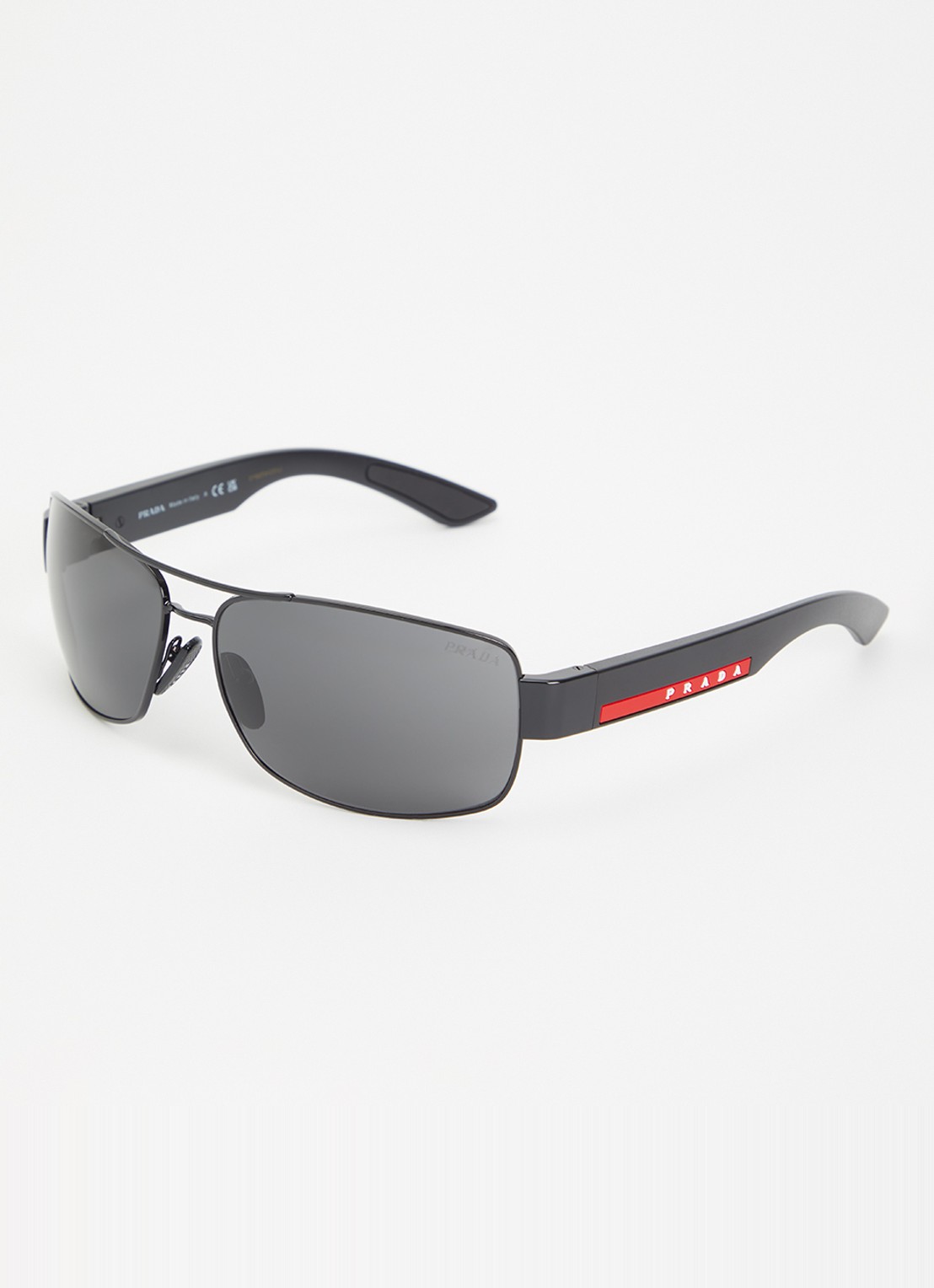 Prada Linea Rossa Piloten zonnebril PS B52S - voorkant zwart