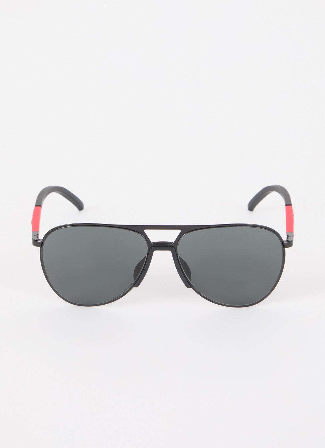 Prada Linea Rossa Piloten zonnebril PS51XS - detail 2 zwart