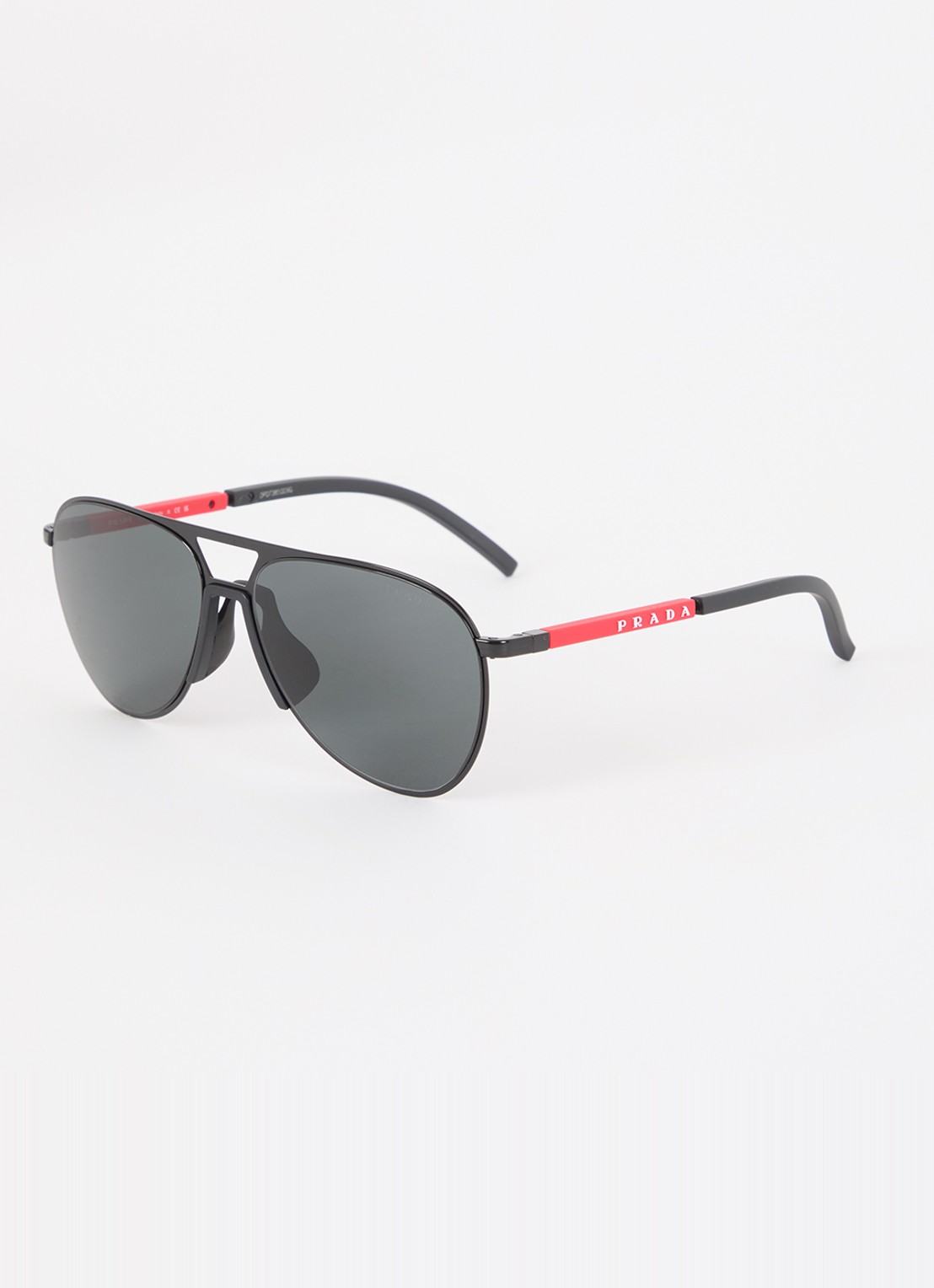 Prada Linea Rossa Piloten zonnebril PS51XS - voorkant zwart