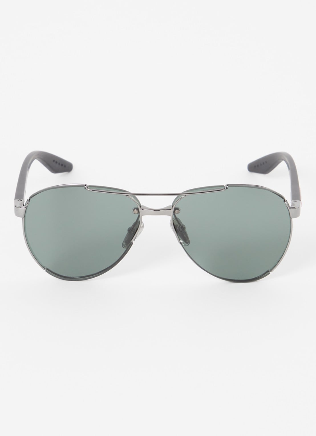 Prada Linea Rossa Piloten zonnebril PS51YS - detail zwart