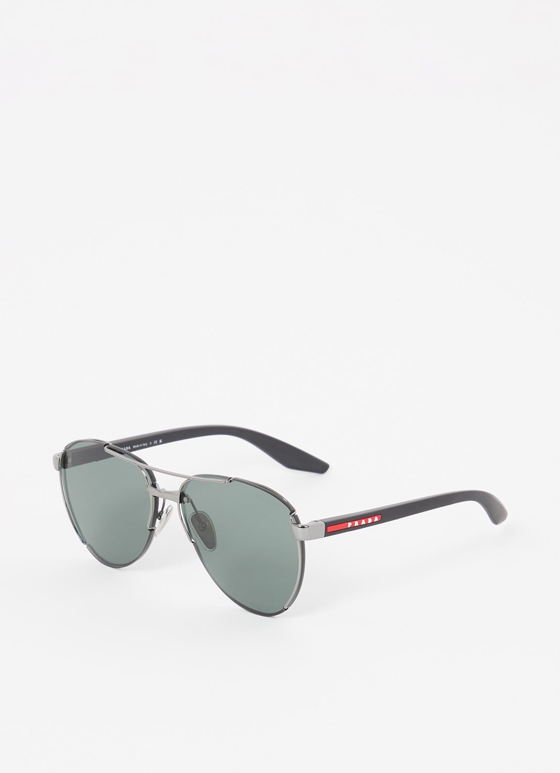 Prada Linea Rossa Piloten zonnebril PS51YS - voorkant 4 zwart