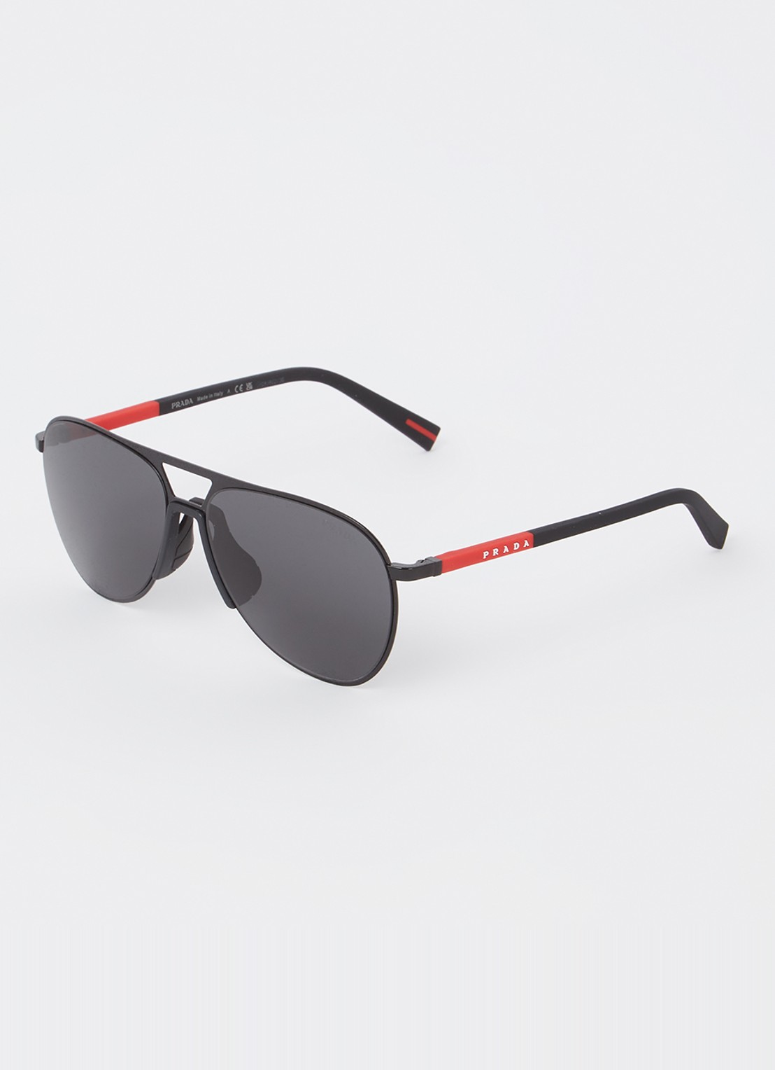 Prada Linea Rossa Piloten zonnebril PS53ZS - voorkant 4 zwart