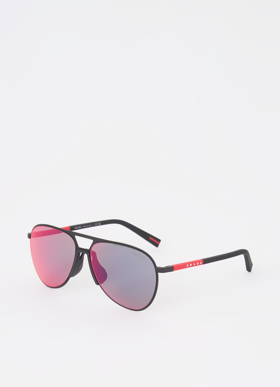 Prada Linea Rossa Piloten zonnebril PS53ZS - voorkant 4 zwart