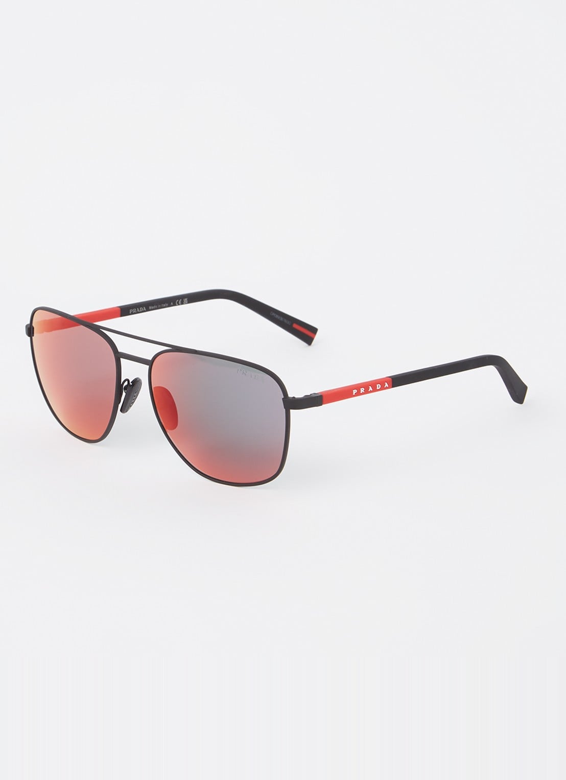 Prada Linea Rossa Piloten zonnebril PS54ZS - voorkant zwart