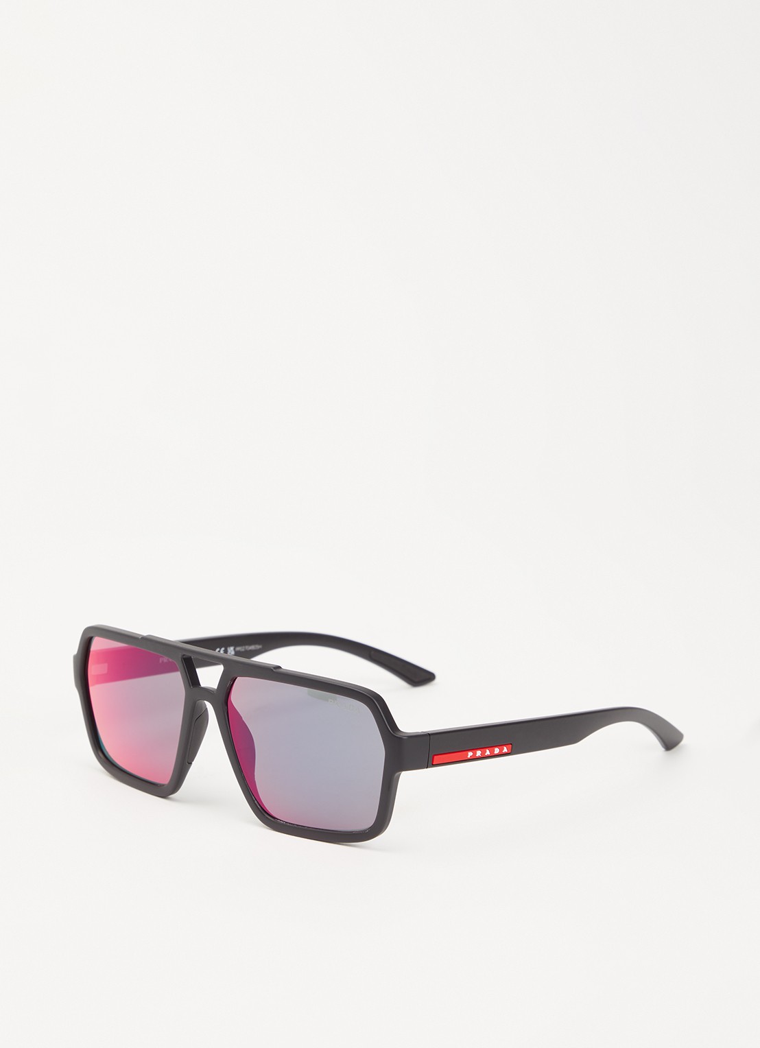 Prada Linea Rossa Piloten zonnebril PSA06S - voorkant 4 zwart