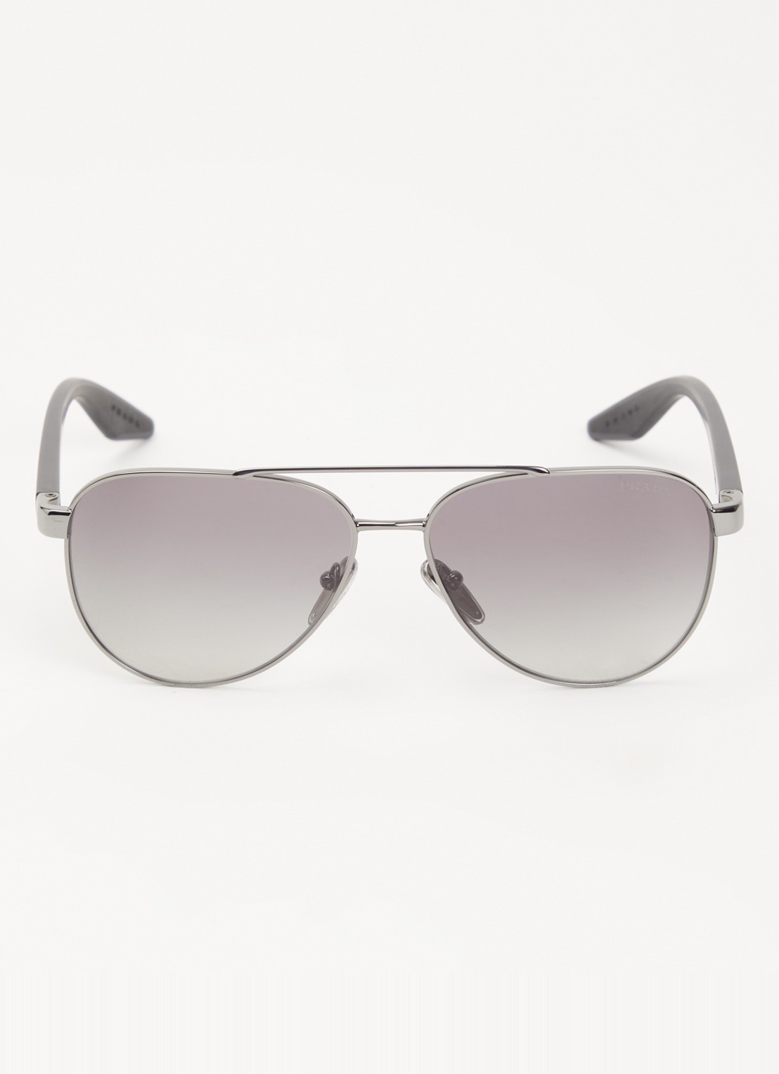Prada Linea Rossa Piloten zonnebril PSA52S - detail antraciet