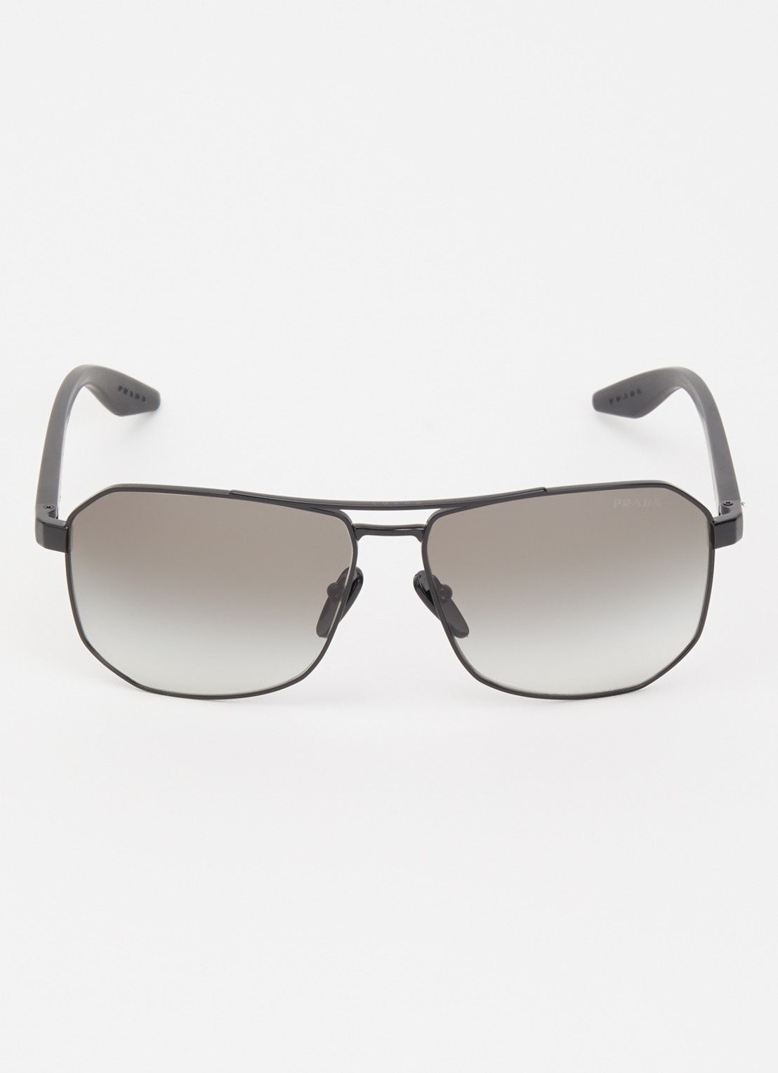Prada Linea Rossa Piloten zonnebril PSA53S - detail zwart