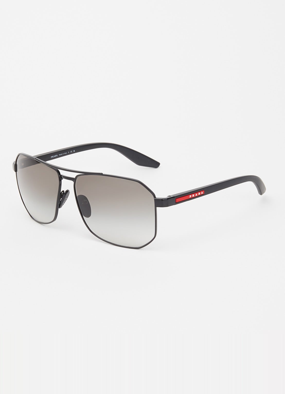 Prada Linea Rossa Piloten zonnebril PSA53S - voorkant 4 zwart