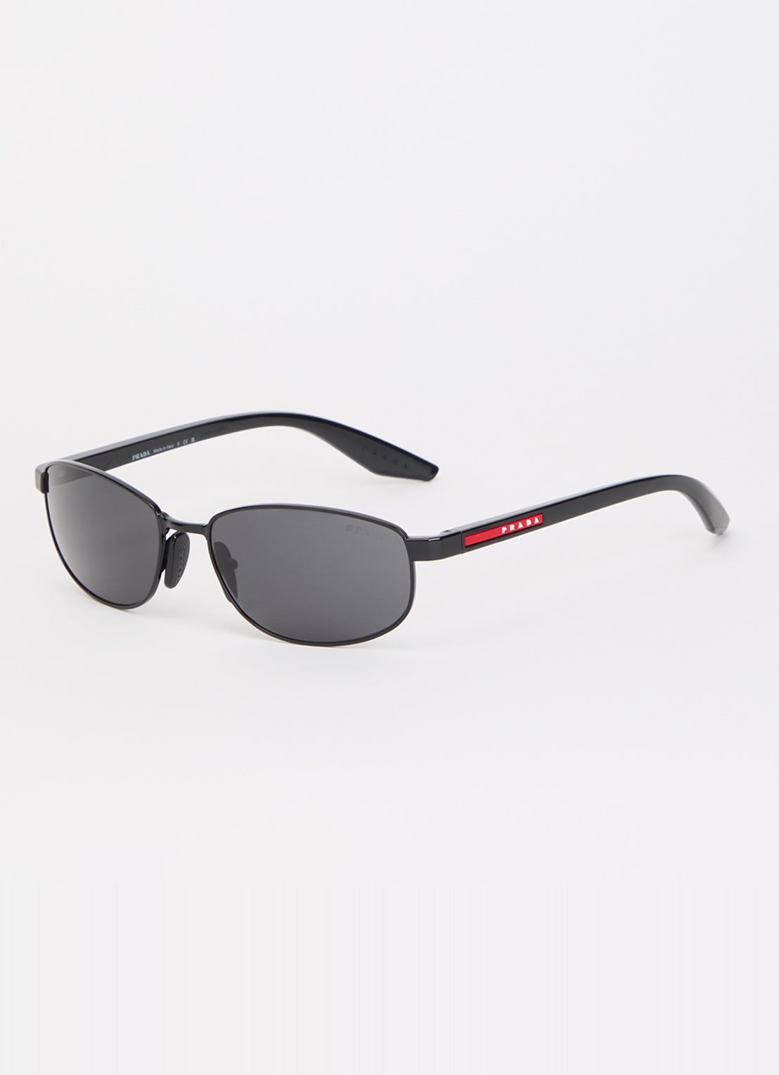 Prada Linea Rossa Retro zonnebril PS B53S - voorkant 3 zwart