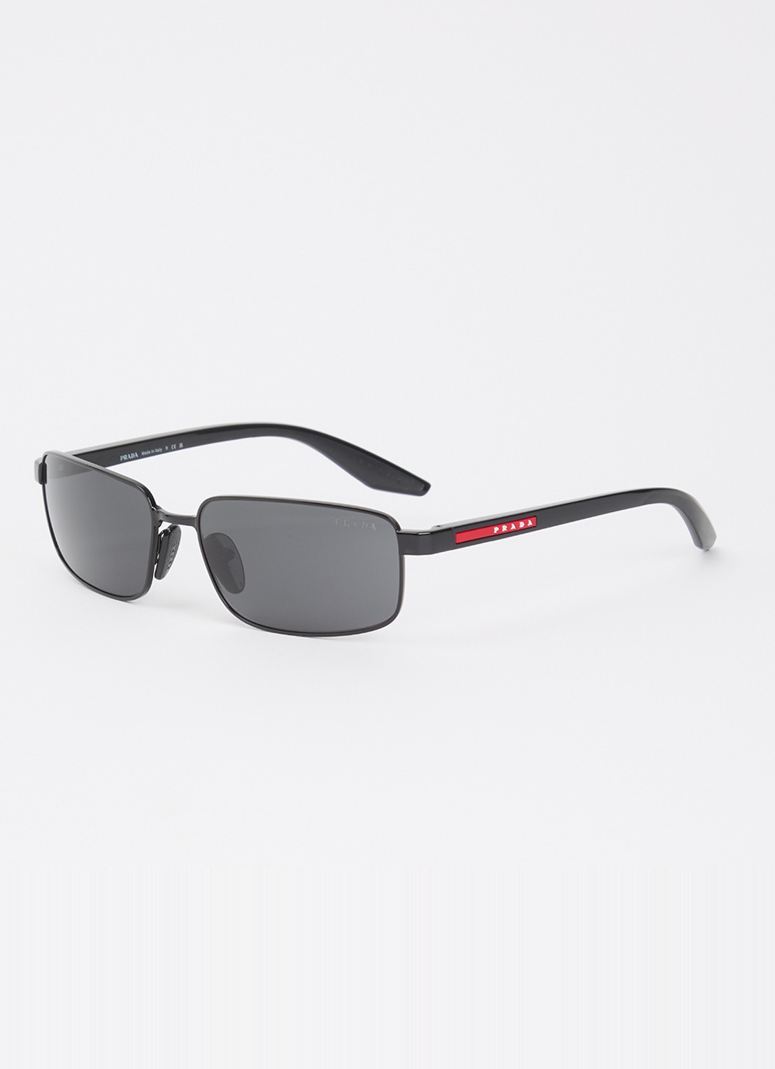 Prada Linea Rossa Retro zonnebril PS B54S - voorkant 4 zwart