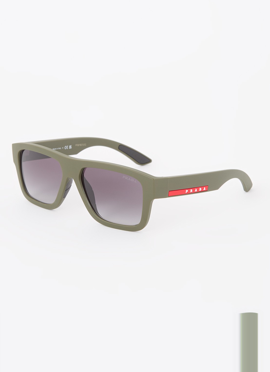 Prada Linea Rossa Retro zonnebril PS04ZS - voorkant 4 legergroen