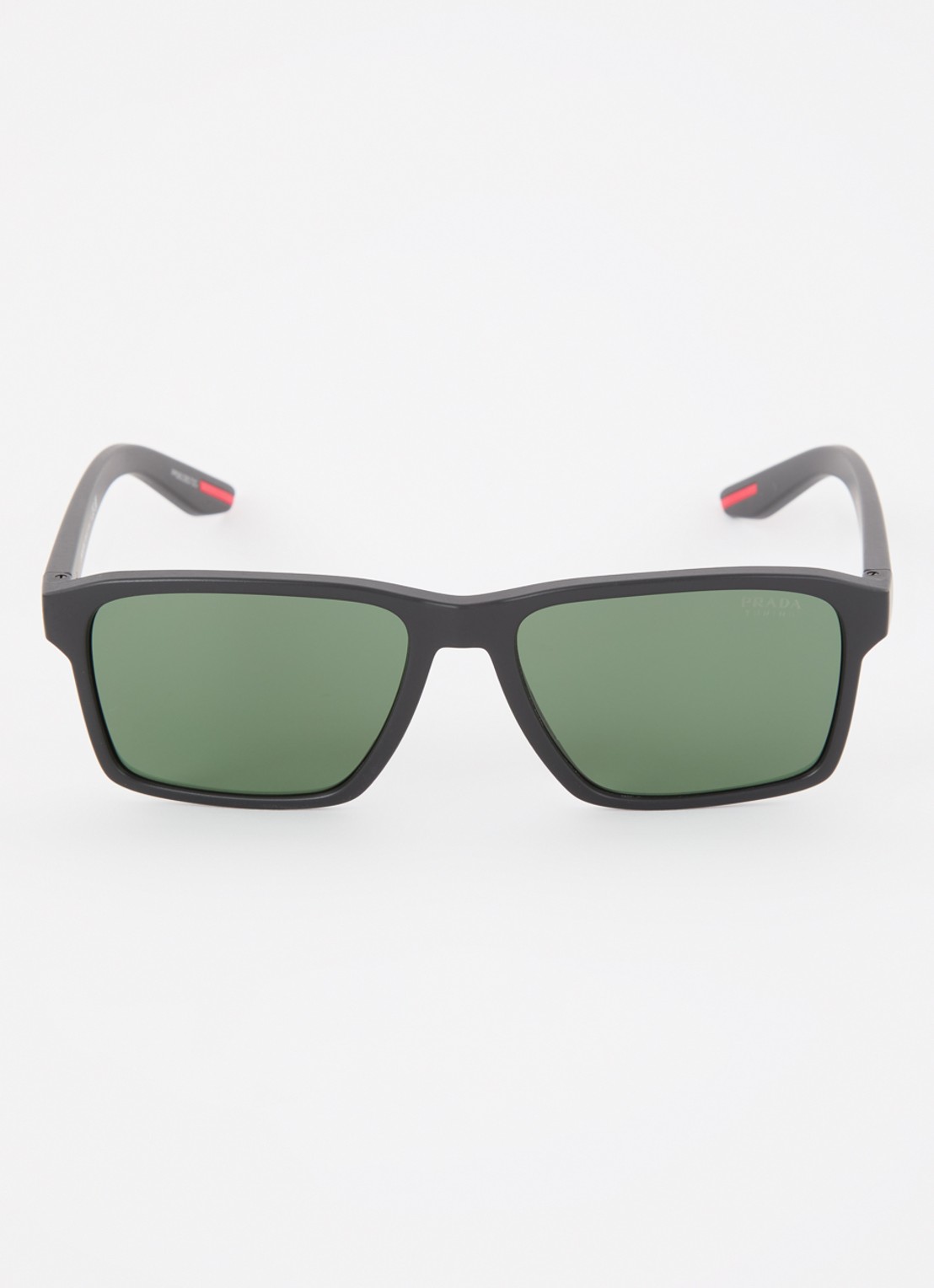Prada Linea Rossa Retro zonnebril PS05YS - detail antraciet
