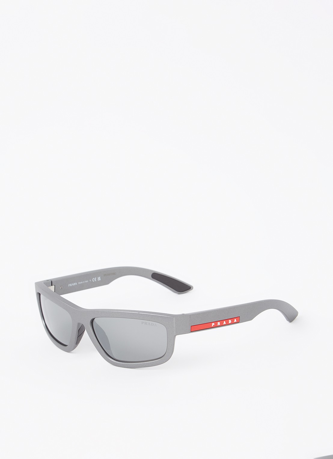 Prada Linea Rossa Retro zonnebril PS05ZS - voorkant middengrijs
