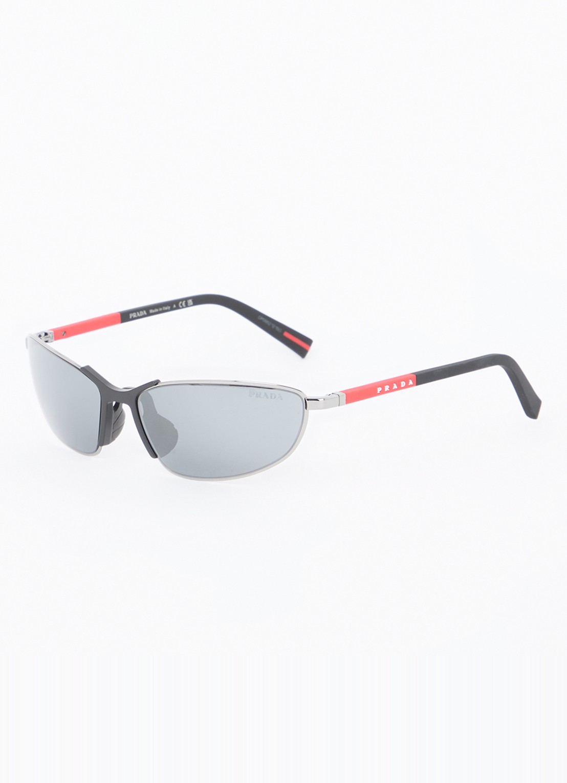 Prada Linea Rossa Retro zonnebril PS55ZS - voorkant antraciet