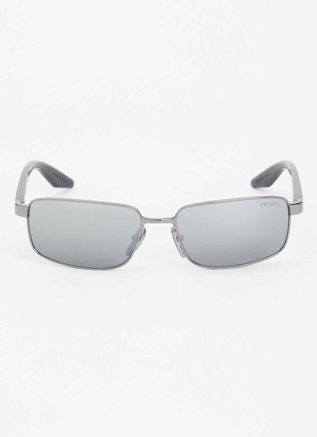 Prada Linea Rossa Retro zonnebril PSB54S - detail grijs