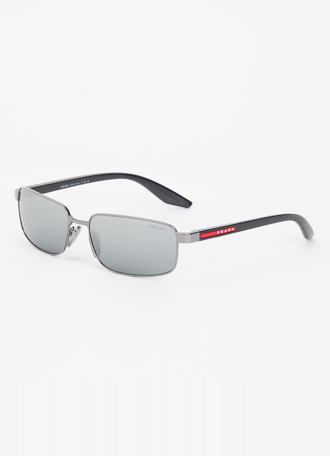 Prada Linea Rossa Retro zonnebril PSB54S - voorkant 4 grijs