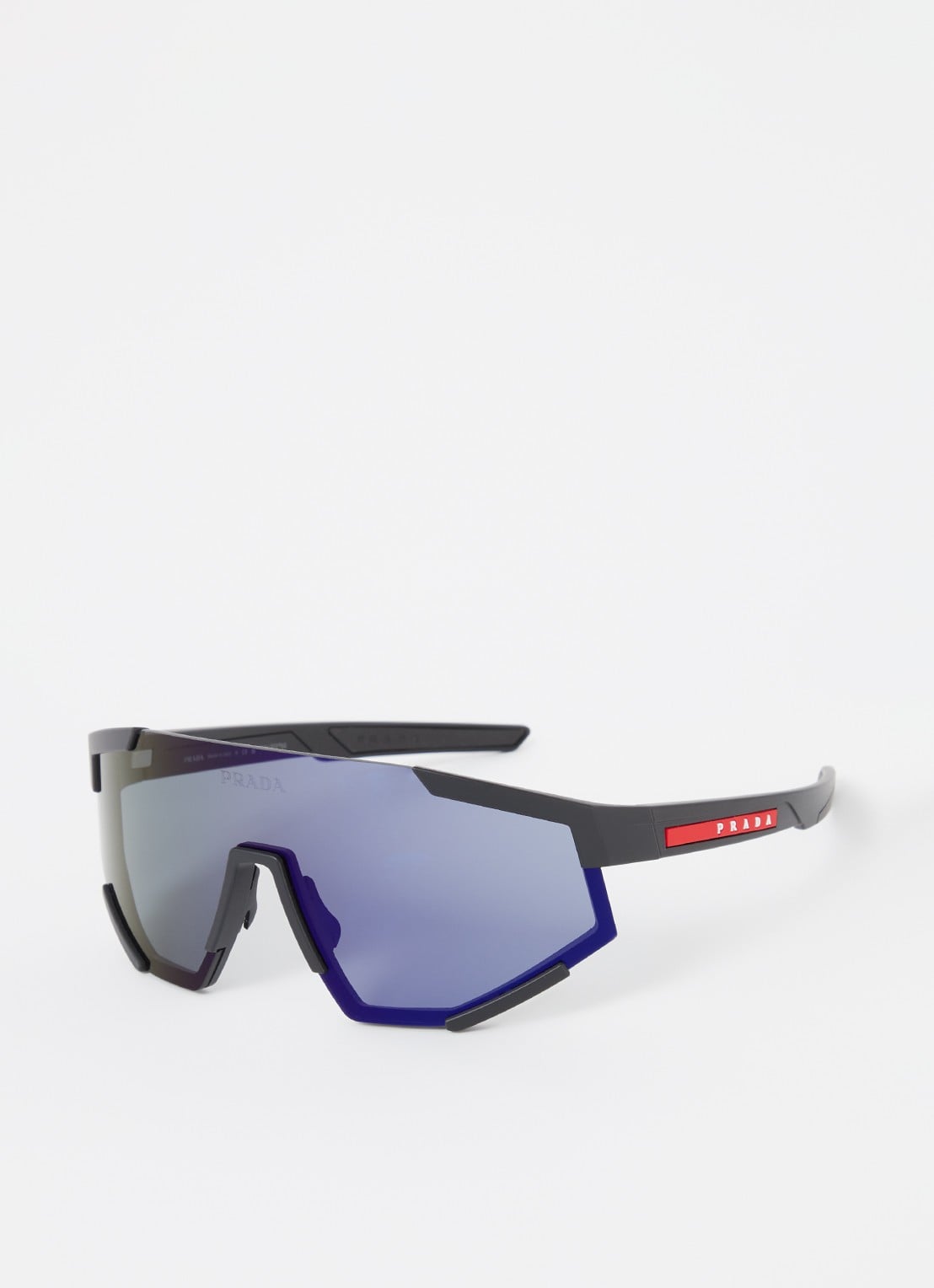 Prada Linea Rossa Shield zonnebril PS04WS - voorkant zwart