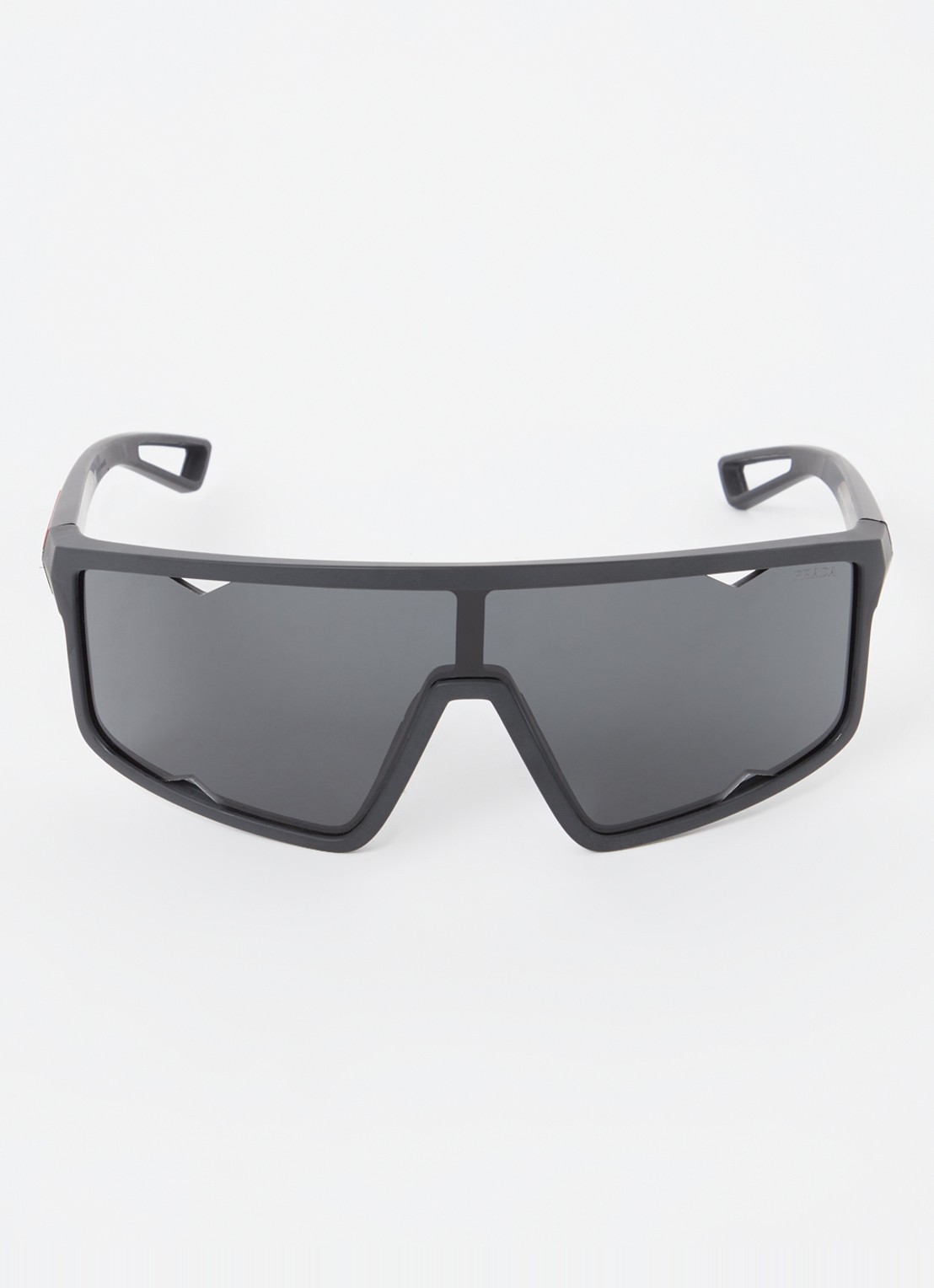 Prada Linea Rossa Shield zonnebril PSA03S - detail 3 zwart