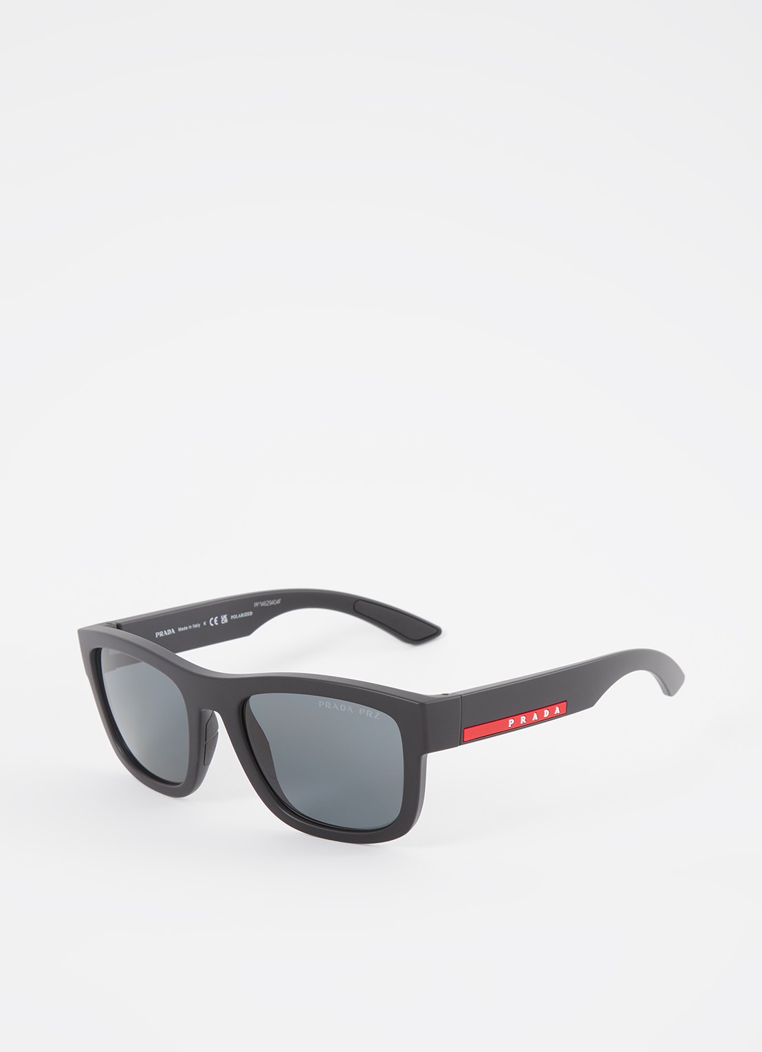Prada Linea Rossa Wayfarer zonnebril gepolariseerd PS01ZS - voorkant 4 zwart