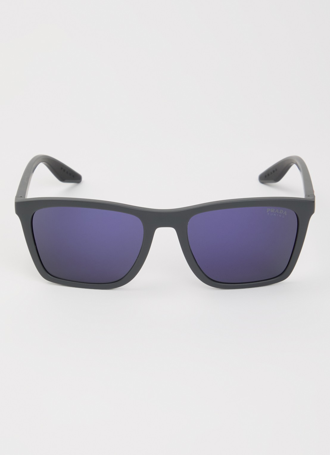 Prada Linea Rossa Wayfarer zonnebril PS B08S - detail 2 grijs