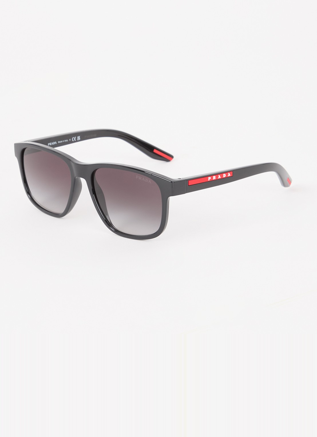 Prada Linea Rossa Wayfarer zonnebril PS06YS - voorkant 4 zwart
