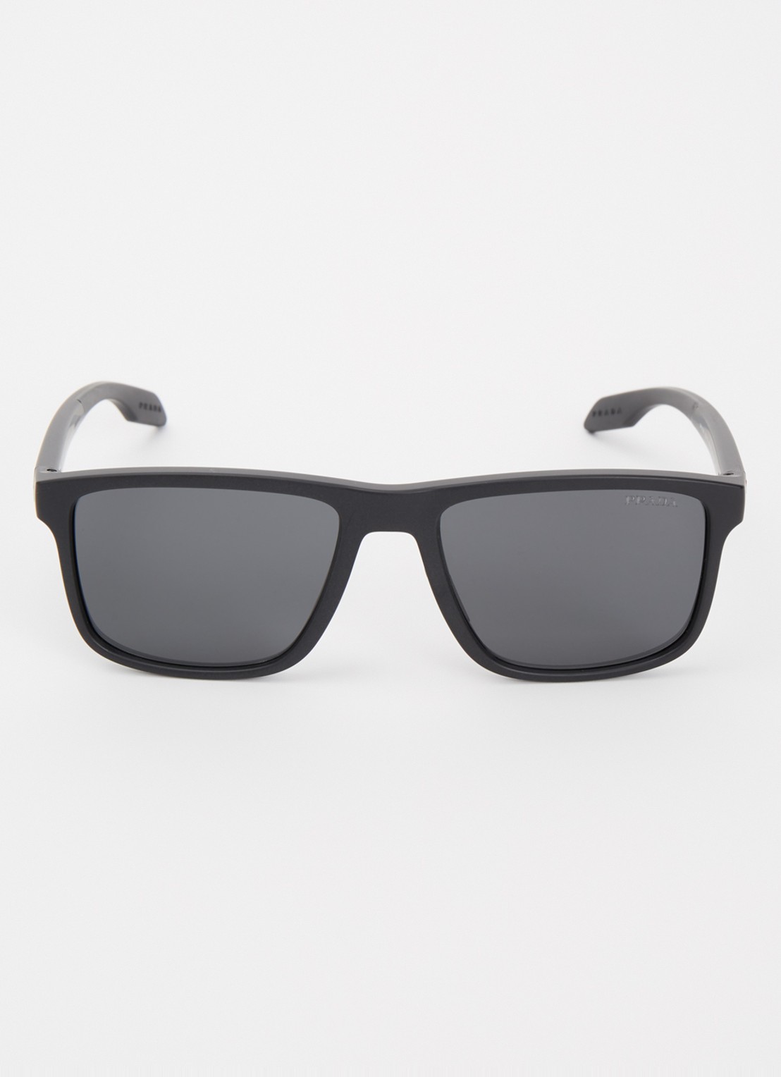 Prada Linea Rossa Wayfarer zonnebril PSC01S - detail grijs