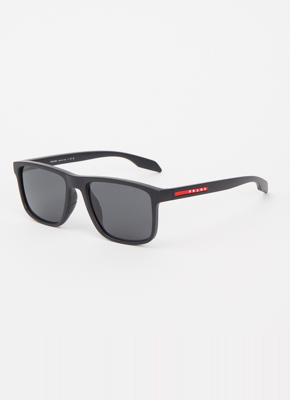 Prada Linea Rossa Wayfarer zonnebril PSC01S - voorkant 4 grijs