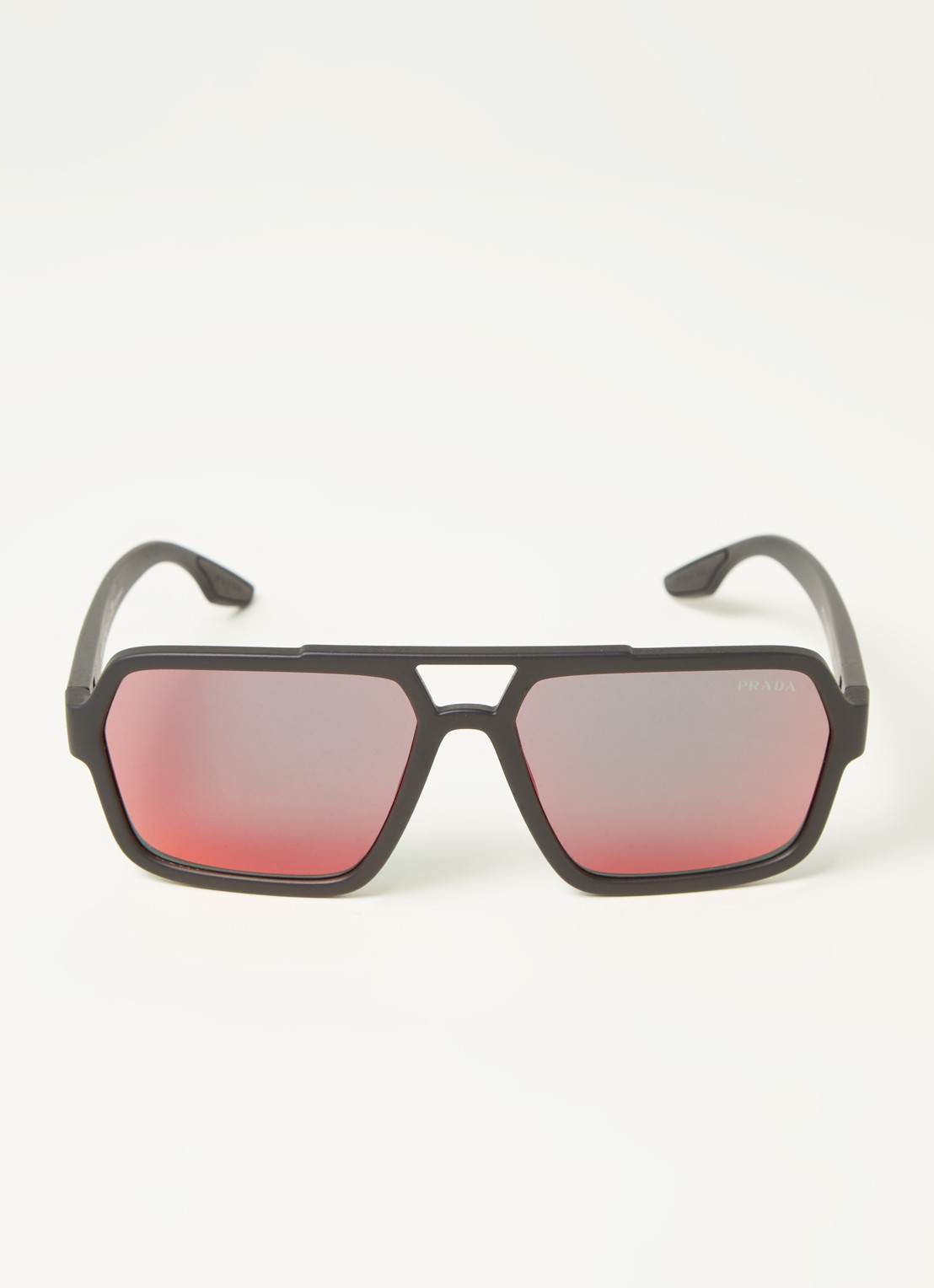 Prada Linea Rossa Zonnebril PS 01XS - voorkant 2 zwart