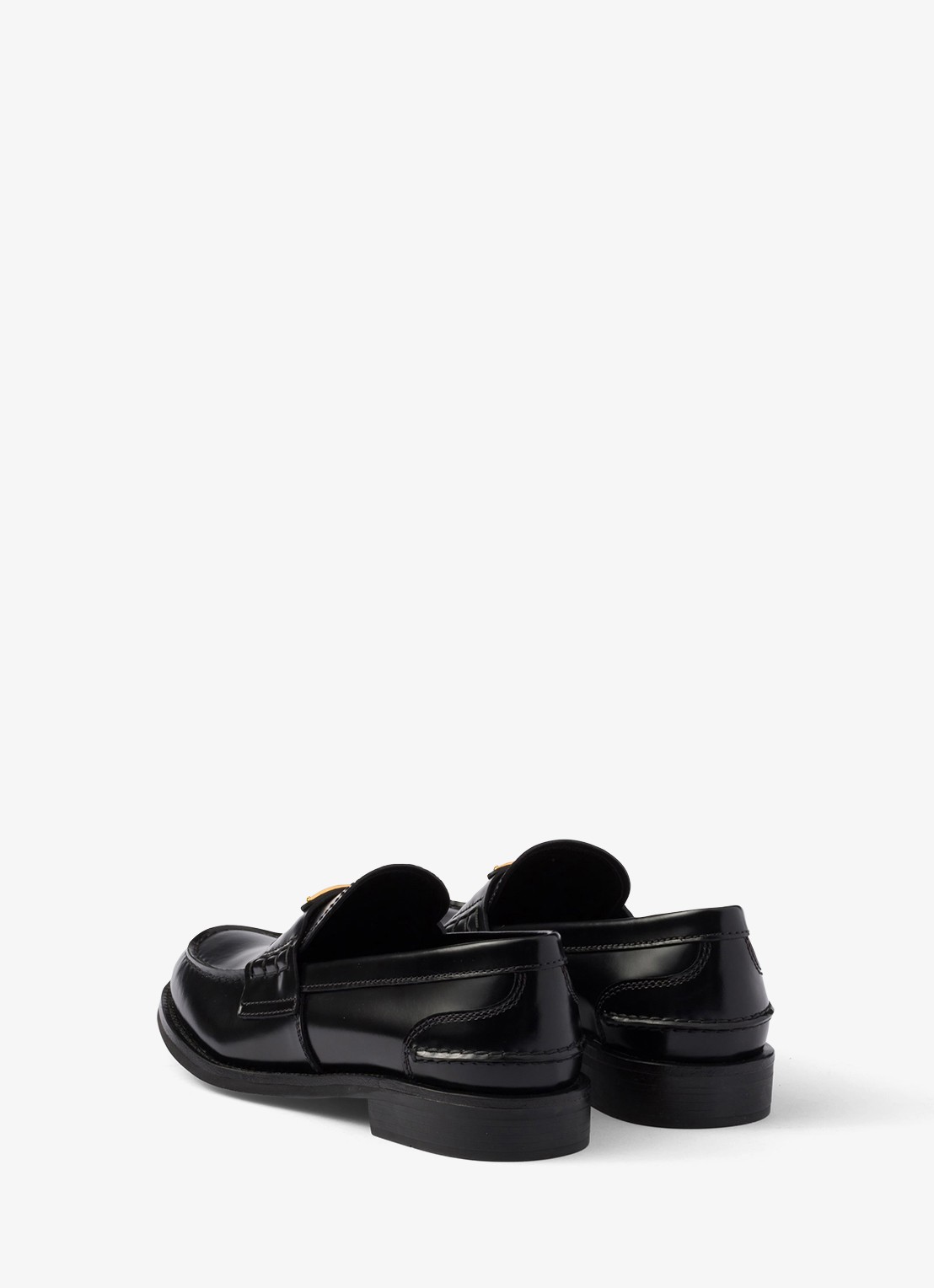 Prada Loafer van kalfsleer - achterkant zwart