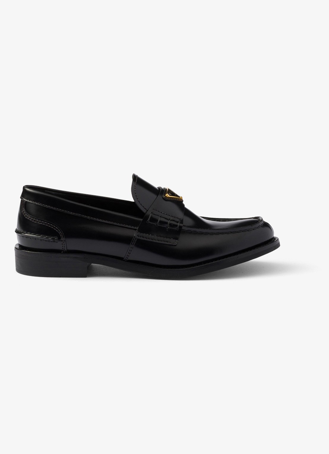 Prada Loafer van kalfsleer - voorkant 5 zwart
