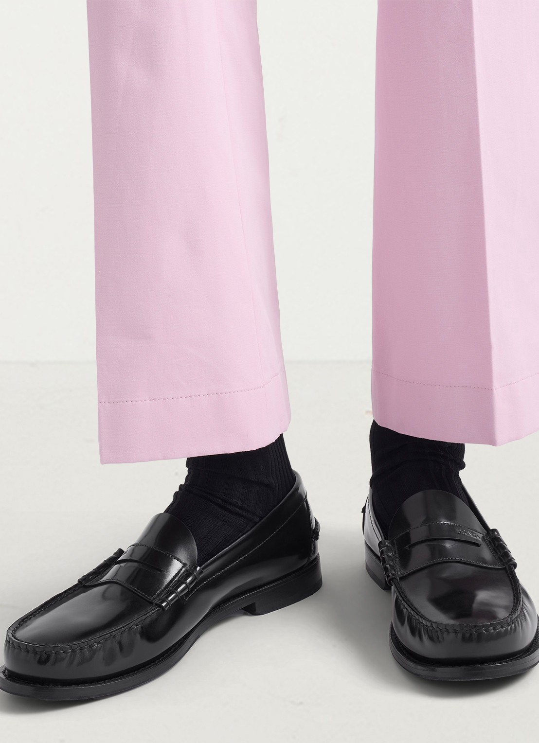 Prada Loafer van kalfsleer - detail 7 zwart