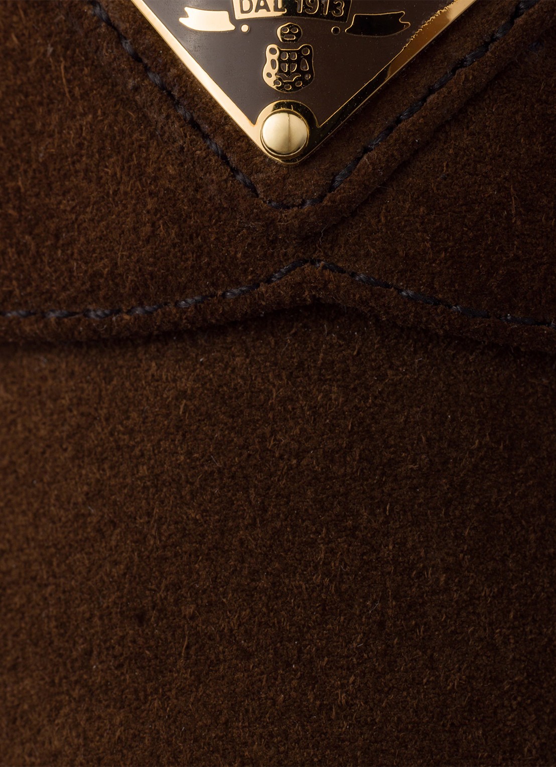 Prada Loafer van kalfssuède - detail 4 bruin
