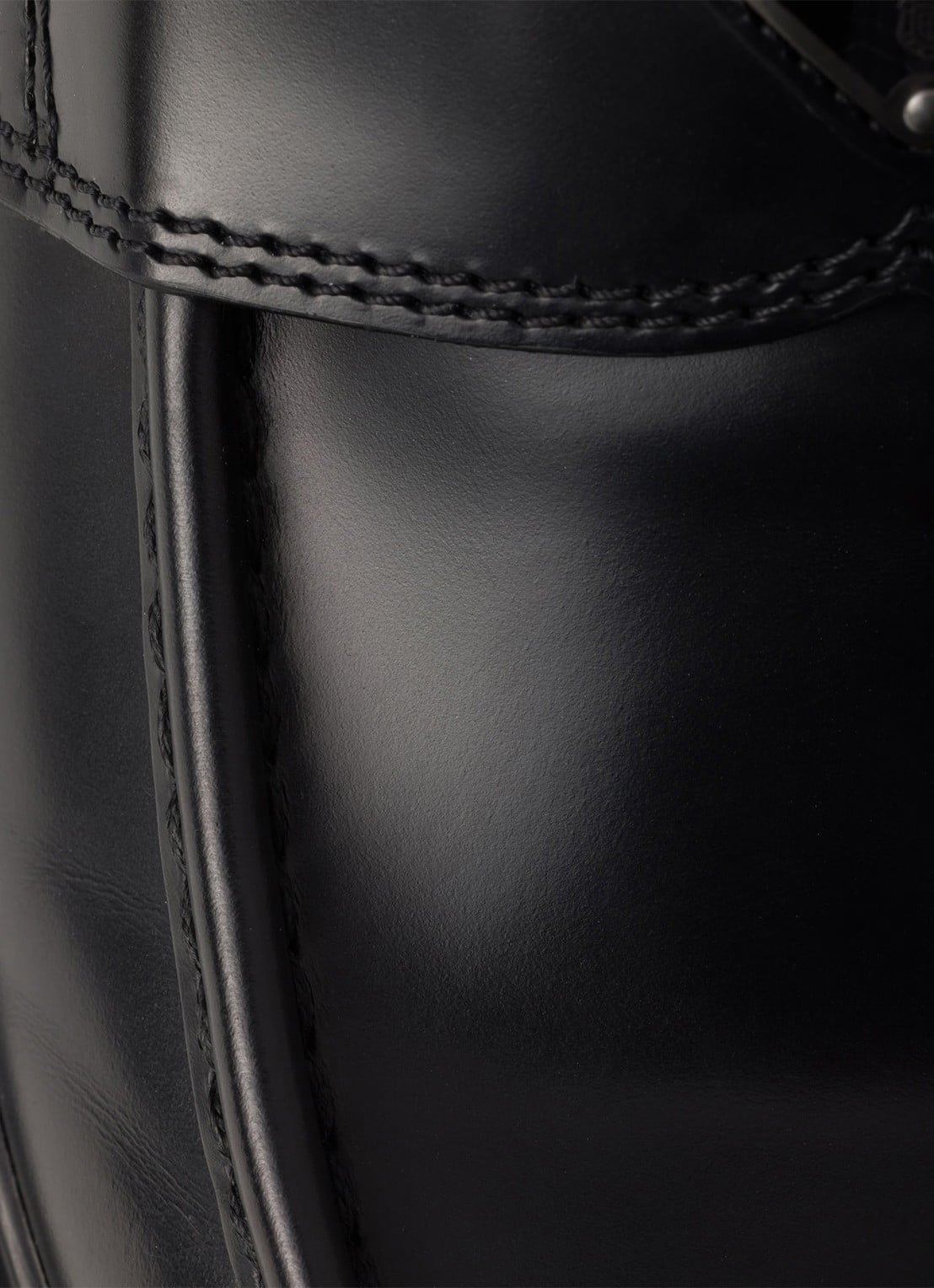 Prada Loafer van leer - detail 3 zwart